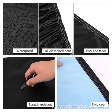 Scratch resistant black aluminum foil car cover
